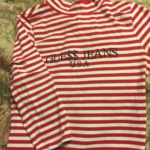 ASAP guess jeans mock neck